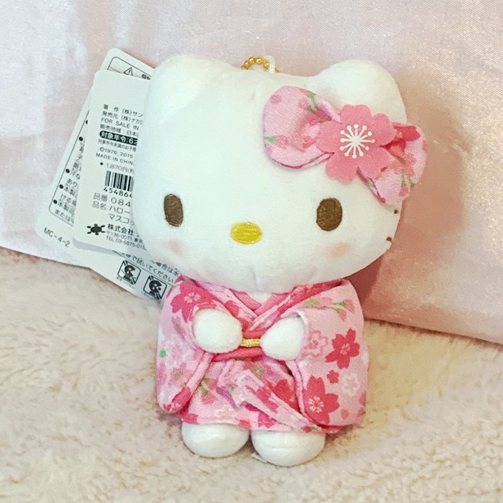 Hello Kitty - Kimono Series Pink Mascot
